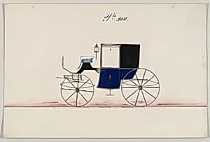 Design for Brougham, no. 960 by Brewster & Co.