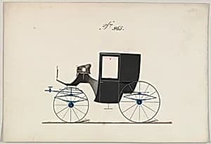 Design for Brougham, no. 965 by Brewster & Co.
