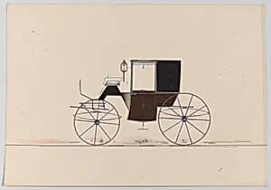 Design for Brougham (unnumbered) by Brewster & Co.