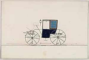 Design for Brougham (unnumbered) by Brewster & Co.