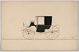 Design for Brougham (unnumbered) by Brewster & Co.