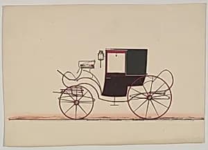 Design for Brougham (unnumbered) by Brewster & Co.