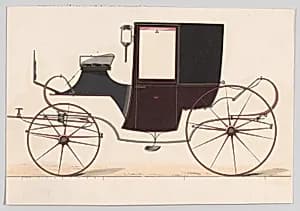 Design for Brougham/D'Orsay by Anonymous, French, 19th century