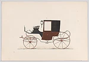 Design for Brougham/D'Orsay by Anonymous, French, 19th century