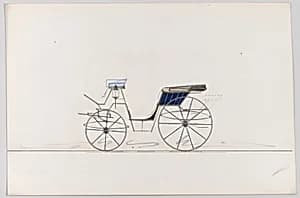 Design for Cabriolet Phaeton(unnumbered) by Brewster & Co.