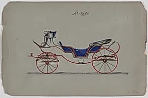 Design for Caleche, no. 3630 by Brewster & Co.