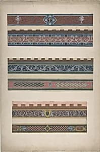 Design for Ceiling at Fontainebleau by Jules-Edmond-Charles Lachaise|Eugène-Pierre Gourdet