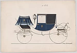 Design for Chariot, no. 808 by Brewster & Co.|Paul Rodissart