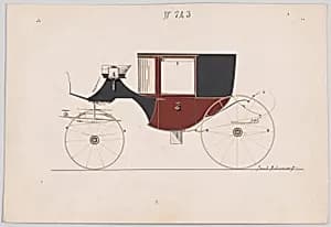 Design for Clarence, no. 743 by Brewster & Co.|Paul Rodissart