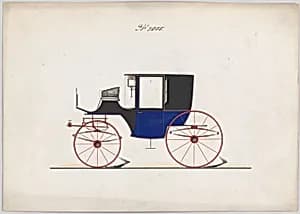 Design for Coupé, no. 3005 by Brewster & Co.