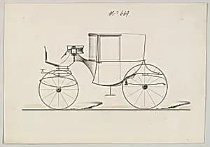 Design for Coupé, no. 669 by Brewster & Co.