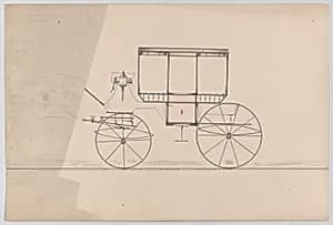 Design for Curtain Coach (unnumbered) by Brewster & Co.