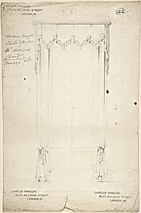 Design for Curtains by Charles Hindley and Sons