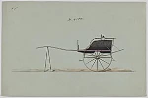 Design for Dog Cart or 2 Wheeler, no. 4000 by Brewster & Co.|Herman Stahmer