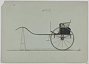 Design for Dog Cart or 2 Wheeler, no. 4017 by Brewster & Co.|Herman Stahmer