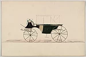Design for Double Landaulet (unnumbered) by Brewster & Co.