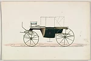 Design for Double Landaulet (unnumbered) by Brewster & Co.