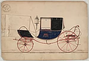 Design for Dress Chariot (unnumbered) by Brewster & Co.