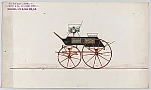 Design for Game Wagon (unnumbered) by Brewster & Co.