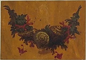 Design for Garland with Shells by Anonymous, French, 18th century