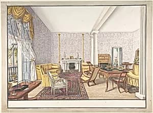 Design for interior by Charles de Brocktorff