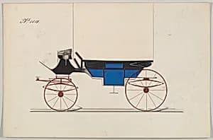 Design for Landau, no. 1019 by Brewster & Co.