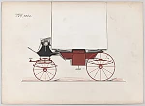 Design for Landau, no. 1046 by Brewster & Co.
