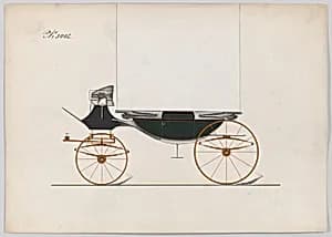 Design for Landau, No. 3002 by Brewster & Co.