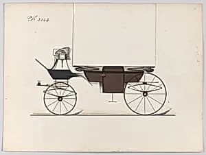 Design for Landau, No. 3044 by Brewster & Co.