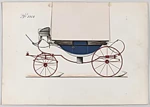 Design for Landau, No. 3050 by Brewster & Co.
