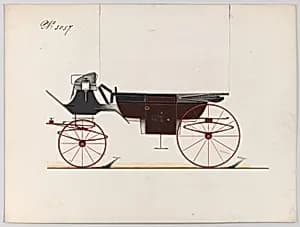 Design for Landau, No. 3057 by Brewster & Co.
