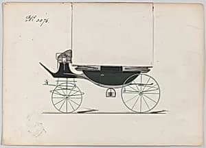 Design for Landau, No. 3076 by Brewster & Co.