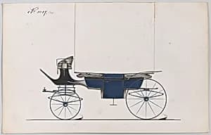 Design for Landau, No. 3087a by Brewster & Co.