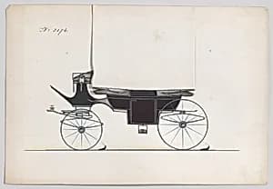 Design for Landau, No. 3174 by Brewster & Co.