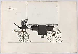 Design for Landau, No. 3178 by Brewster & Co.