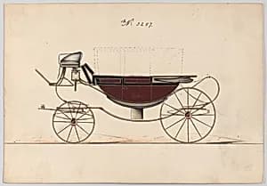 Design for Landau, No. 3257 by Brewster & Co.