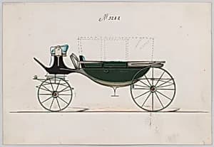 Design for Landau, No. 3282 by Brewster & Co.