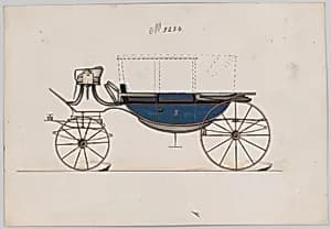 Design for Landau, No. 3284 by Brewster & Co.