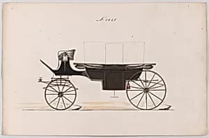 Design for Landau, No. 3428 by Brewster & Co.