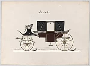 Design for Landau, No. 3492 by Brewster & Co.