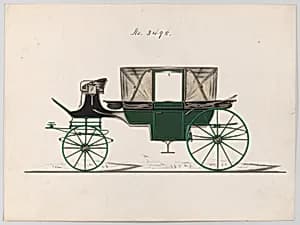 Design for Landau, No. 3498 by Brewster & Co.