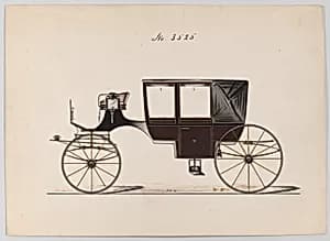 Design for Landau, No. 3525 by Brewster & Co.