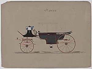 Design for Landau, No. 3554 by Brewster & Co.