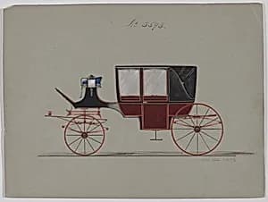 Design for Landau, No. 3593 by Brewster & Co.