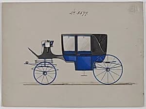 Design for Landau, No. 3599 by Brewster & Co.