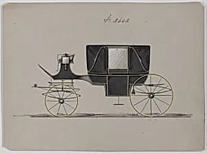 Design for Landau, No. 3602 by Brewster & Co.