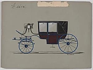 Design for Landau, No. 3614 by Brewster & Co.