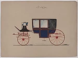 Design for Landau, No. 3620 by Brewster & Co.