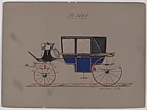 Design for Landau, No. 3645 by Brewster & Co.