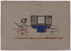 Design for Landau, No. 3647 by Brewster & Co.